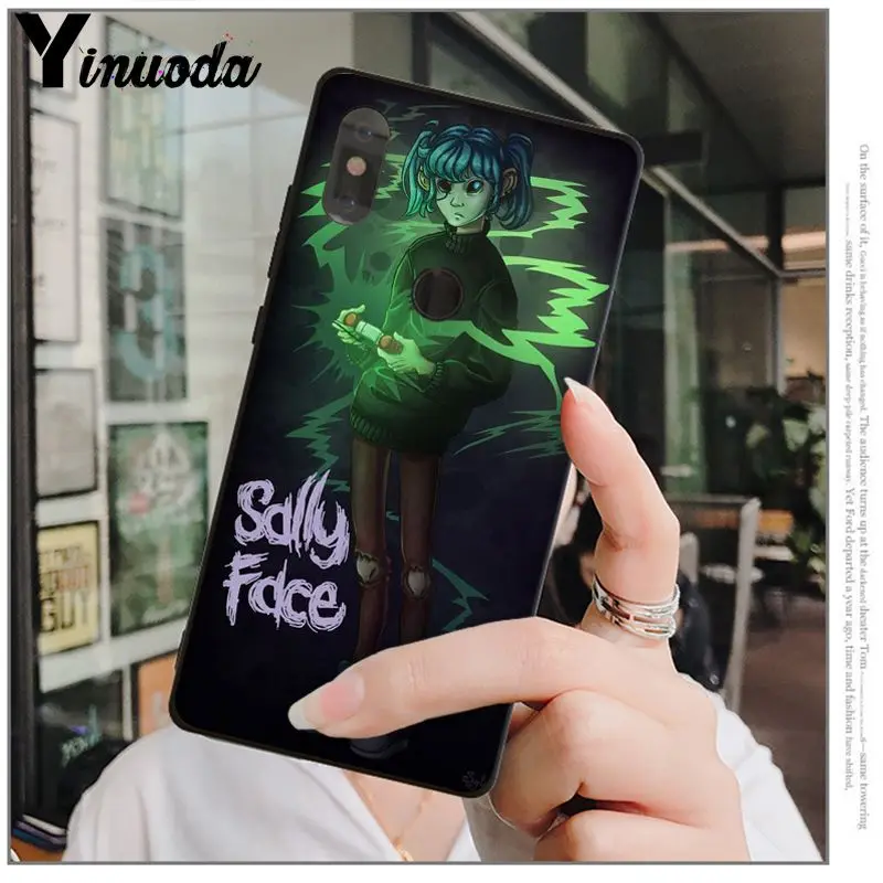 Yinuoda sally face DIY Роскошный Высокий протектор на конце чехол для Xiaomi Mi 6 Mix2 Mix2S Note3 8 8SE