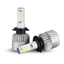 Oslamp H7 COB LED Фары Автомобиля Лампа Комплект 72 Вт 8000lm Авто передний Свет H7 Противотуманные фары Лампы 6500 К 12 В 24 В Привело Автомобильной фары