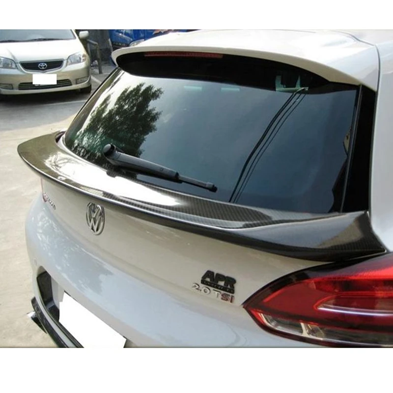 Задний спойлер на крышу из углеродного волокна для Volkswagen VW Scirocco R standard Coupe 2009-2013 ABT style