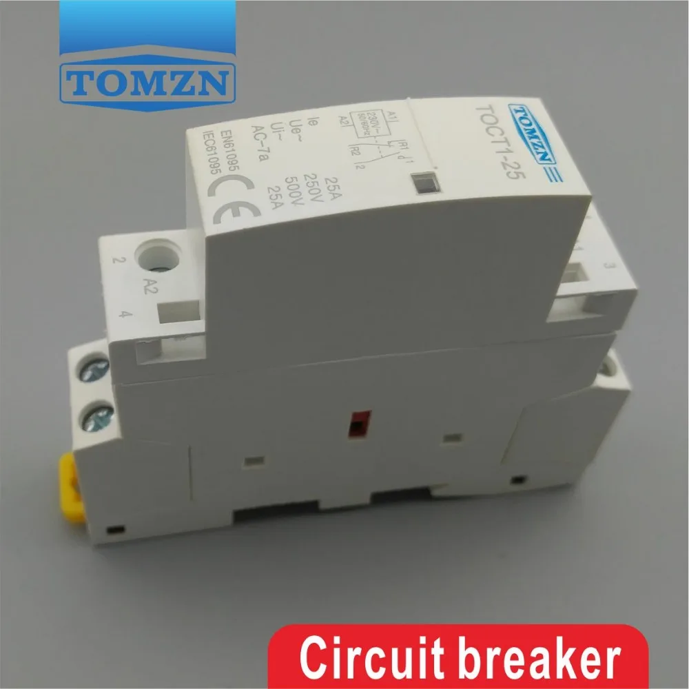 Купить toct1 2 п 25А 1нз 1но 230 в 50/60 гц Дин-Rack бытовой модуль ...