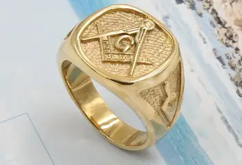 

Masonic Freemason Ring New Titanium Enamel Free Mason Rings 4 Colors Men's Fashion Jewelry Accessory Gift Wholesale 10pcs/lot