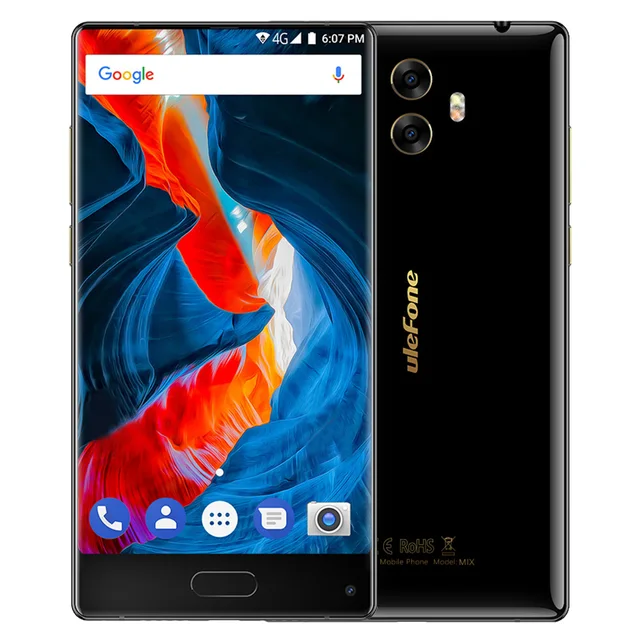 Best Price Ulefone Mix 4G Phablet Smartphone Android 7.0 5.5 Inch MTK6750T Octa Core 1.5GHz 4GB RAM 64GB ROM 13.0MP Rear Camera Fingerprint