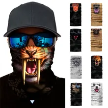 3D животное Лыжная маска Велоспорт сноуборд теплый шарф на шею маска для лица зима Балаклава Бандана велосипед Новая маска шарф