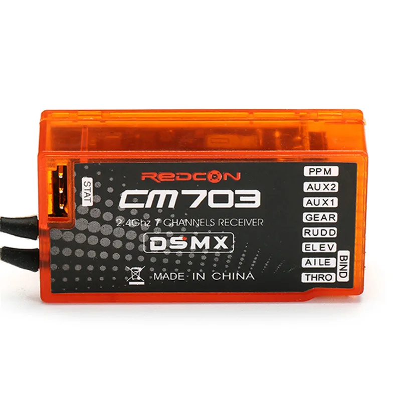REDCON CM703 2,4G 7CH для DS M2 для DS MX совместимый приемник с PPM выходом для RC запчасти аксессуары