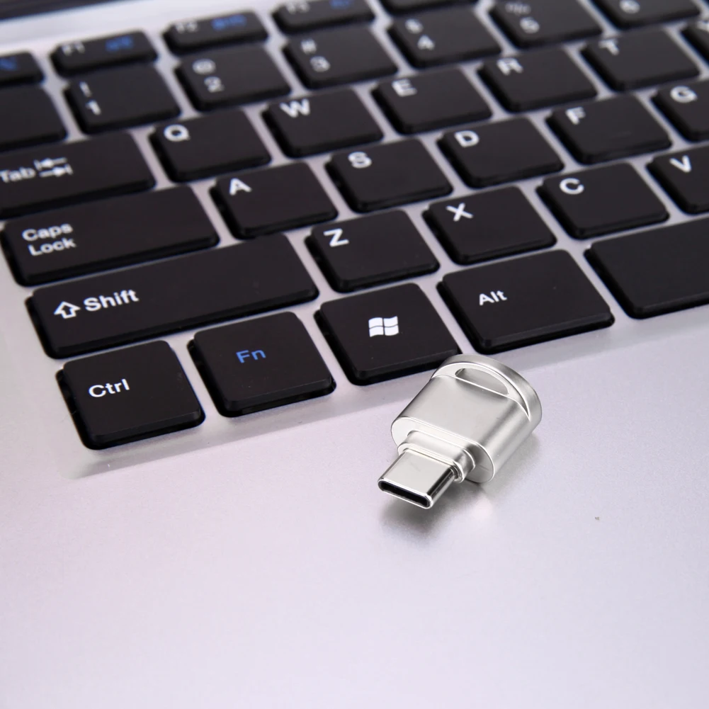 Металлический кардридер Mini Type C портативный USB Micro SD TF OTG внешний для телефона|otg
