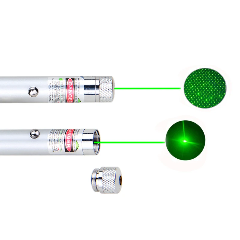 Тактическая цепочка для ключей Mini 532nm 2 в 1 точечная звезда зеленая охотничья лазерная указка светильник прибор для выживания на открытом воздухе с пластиковой коробкой