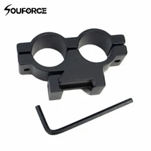 20 мм крепление с двойным отверстием 20 мм кольцо фигурная рамка для фонарика лазер Крепление охотничий Пистолет Аксессуары