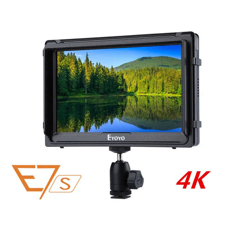 Eyoyo E7S 7 дюймов очень тонкий ips Full HD 1920x1200 4K HDMI Камера видео с полевым монитором для цифровой зеркальной камеры Canon Nikon sony DSLR Камера видео