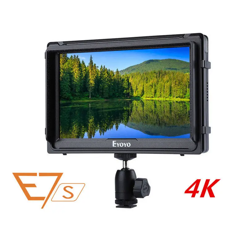 US $125.90 Eyoyo E7s 7 Inch Utra Slim Ips Full Hd 1920x1200 4k Hdmi On Camera Video Field Monitor For Canon Nikon Sony Dslr Camera Video