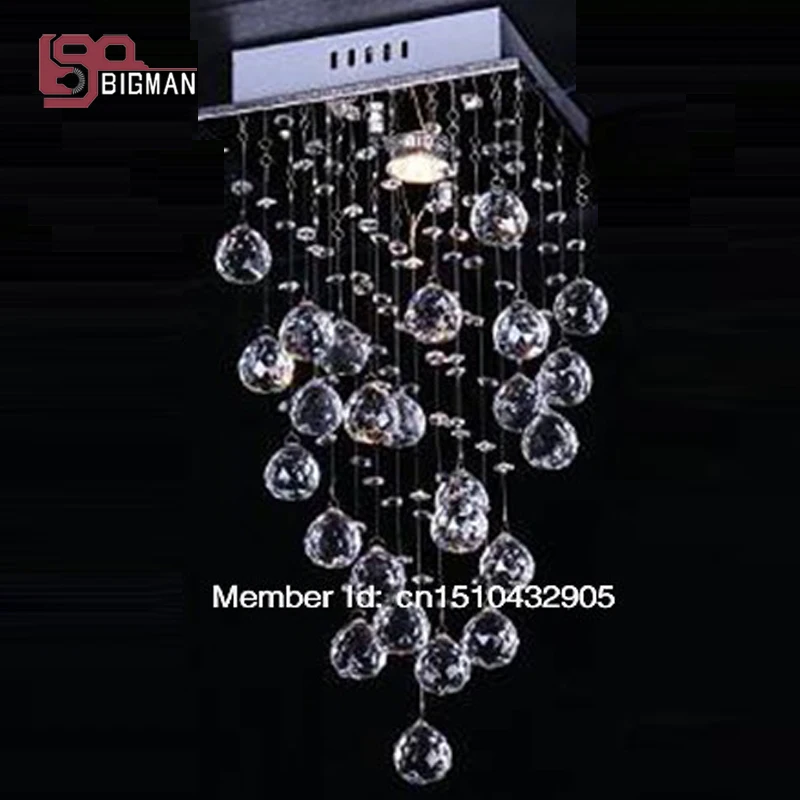 Buy high quality modern crystal ceiling light bedroom