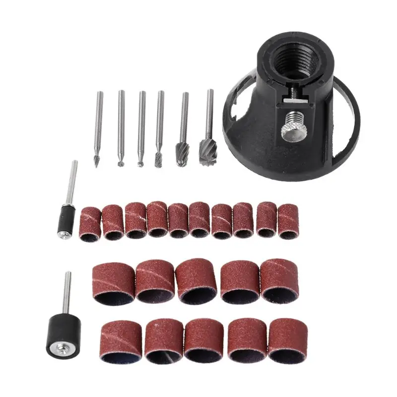 

29pcs/set Rotary Power Tool Accessories Mini Woodworking Drill Tools Fits For Grinding Polishing Sanding