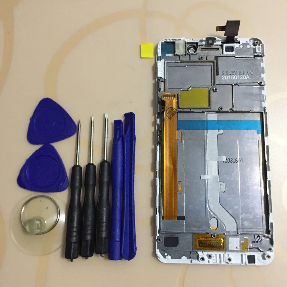 

For Lenovo S60 S60W S60T S60A S60-a Touch Screen Digitizer Sensor Glass + LCD Display Monitor Assembly With Frame + Free Tools