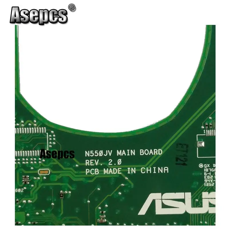 Asepcs 4 Гб + N550JK материнская плата для ноутбука For Asus N550JV Q550JV Q550J G550JK N550J тест