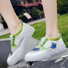 CHAMSGEND/Новинка; женская сетчатая прозрачная одежда; нескользящие кроссовки; дышащая легкая модная удобная прогулочная обувь для студентов