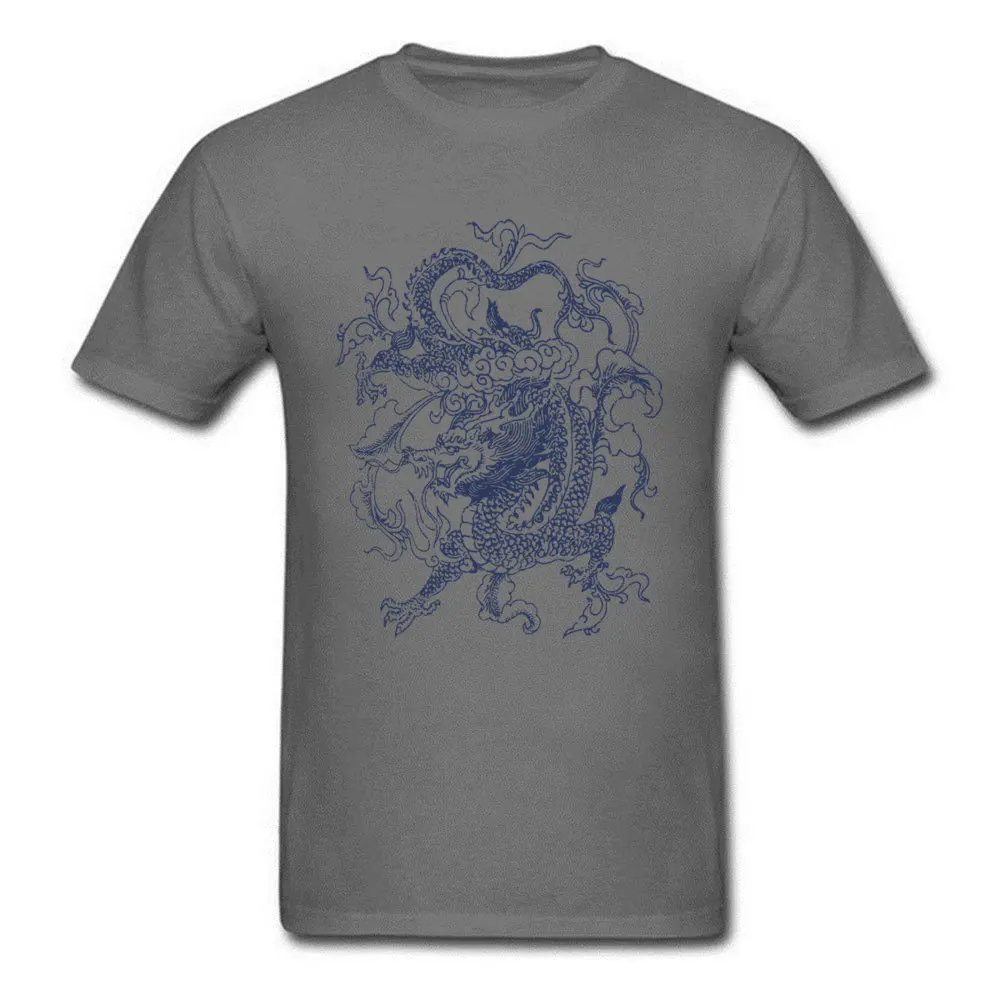 Normal T Shirt Company Round Neck Vintage Rustic Dragon 100% Cotton Fabric Men Tees Funny Short Sleeve Tee Shirt Vintage Rustic Dragon carbon