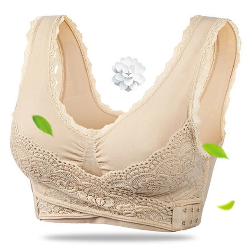 

Women's Workout Tanks Bras Women Crop Top Cropped Padded Bra Tank Top Vest Fitness Stretch Sexy Lace Underwear Bras For Women