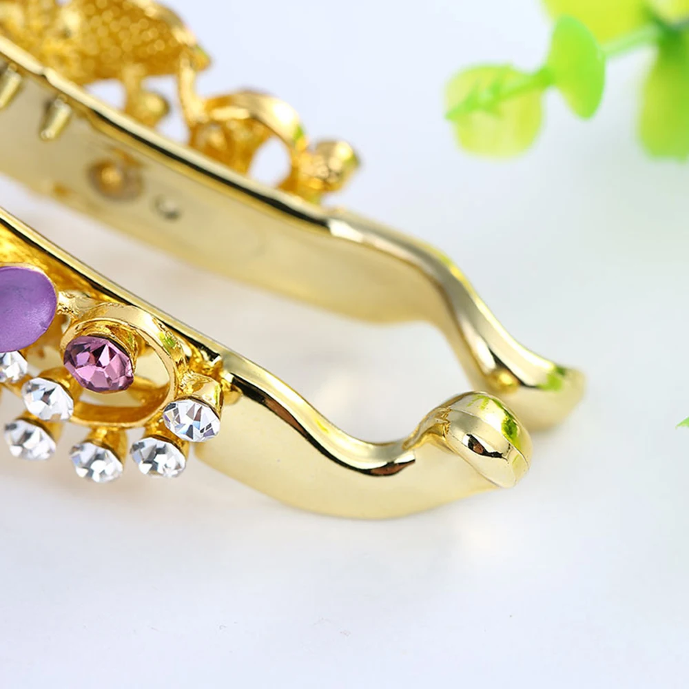 Women Rhinestone Banana Holder Gift Clips Ponytail
