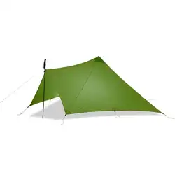 Г 590 г TrailStar кемпинговая палатка Ultralight 1-2 человека на открытом воздухе 20D нейлон с обеих сторон силиконовая Пирамида укрытие палатка 3 сезона