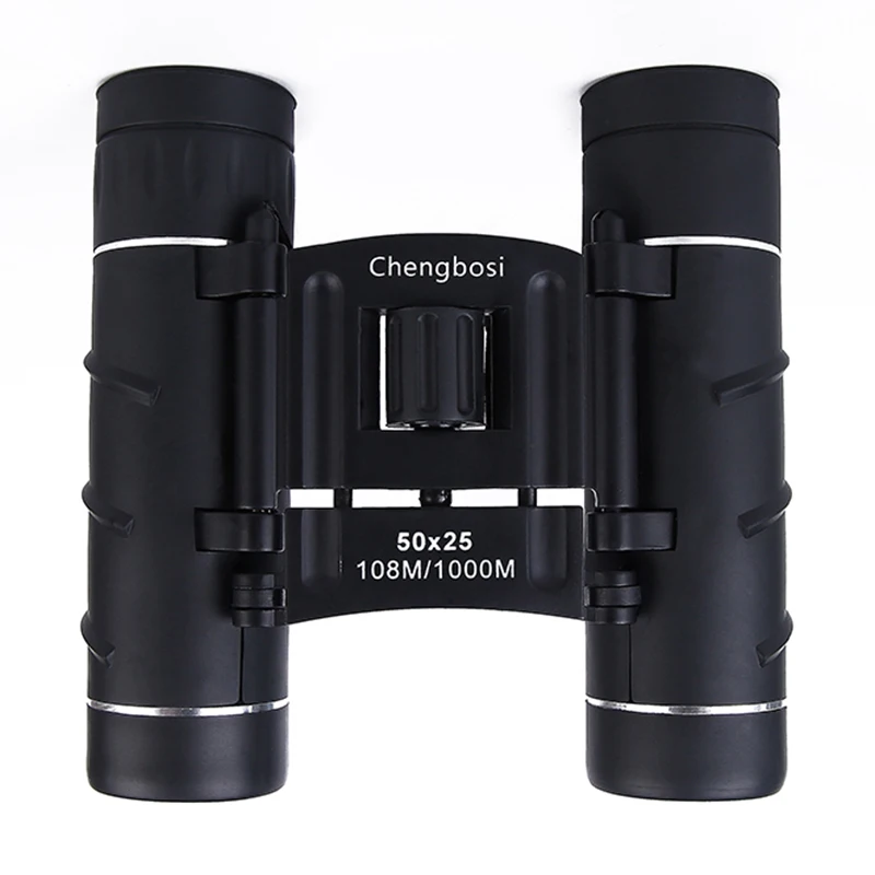 50X25 мини складной бинокль Карманный телескоп водонепроницаемый опера очки для наблюдения за птицами Охота телескоп профессиональный