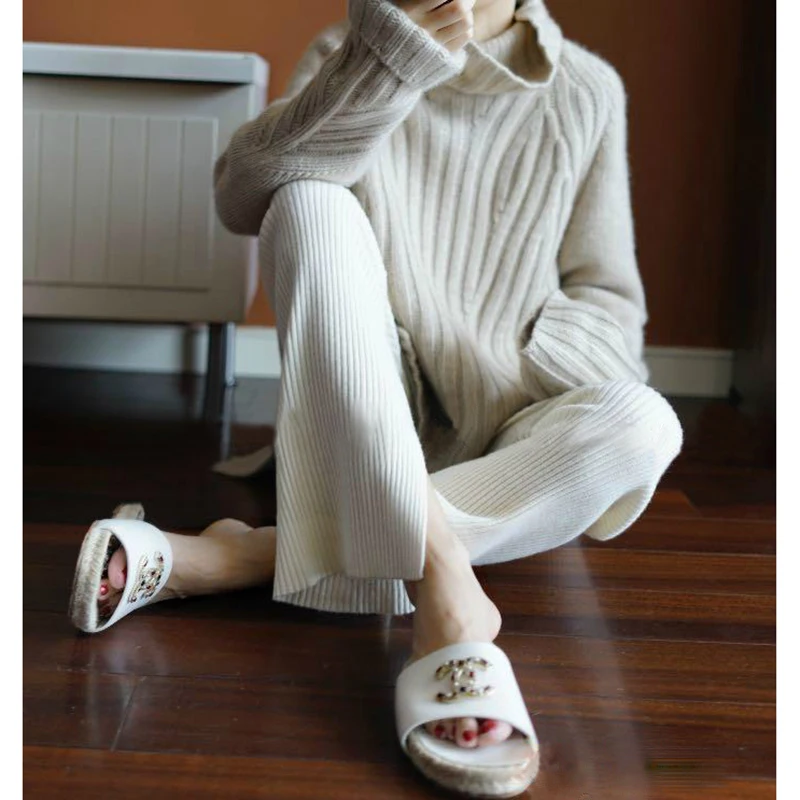 Gejas Ainyu Европейский стиль новые женские Свитера Мода женский кашемировый свитер с высоким воротом женские вязаные пуловеры Свободные топы