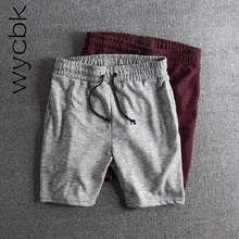 Wycbk новые летние мужские повседневные х/б мужские шорты кэжуал шорты свободного кроя удобные