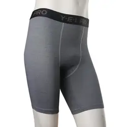 Мужской базовый слой утягивающий спортивный Спортивный Беговые брюки для фитнеса шорты