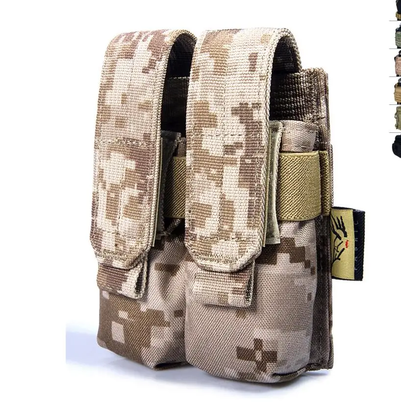 FLYYE MOLLE двойной один картридж 9 мм Пистолет подсумок Ver. FE CORDURA PH-P005