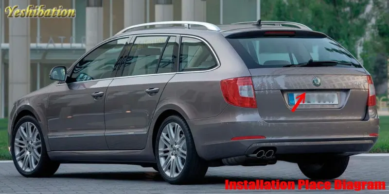 Yeshibation заднего Камера для SKODA Superb Combi B6 2008~ парковочная камера заднего вида