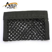 1 шт., автомобильное сиденье на заднем багажнике, эластичная Сетчатая Сумка для хранения, держатель для багажа, карманная наклейка, органайзер для хранения багажника