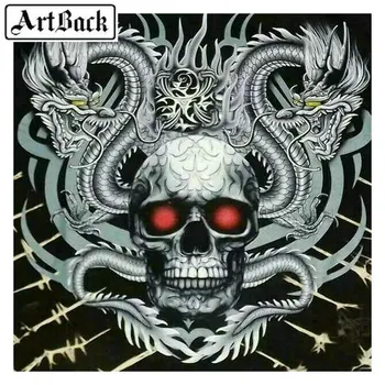 

Full square / round drill 5d diy diamond painting skull 3d diamond embroidery rhinestone mosaic artwork home decor