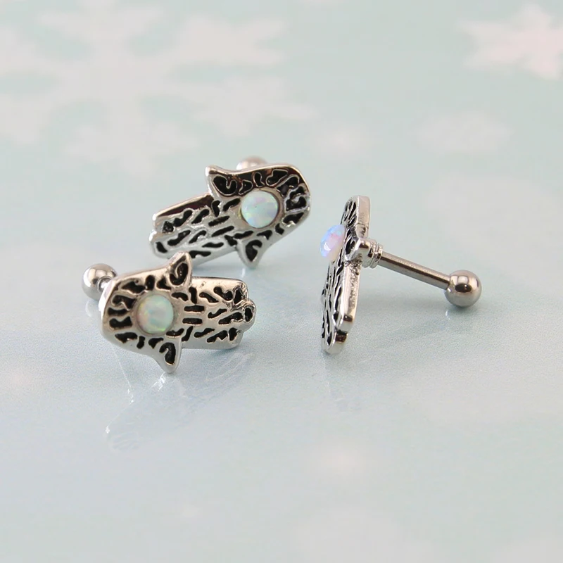 Aliexpress 2017 New Stylish Hamsa Hand Ear Stud Fatima Aliexpress 2017 New Stylish Hamsa Hand Ear Stud Fatima Design Earring For Women Men Cartilage Studs Jewelry From Reliable