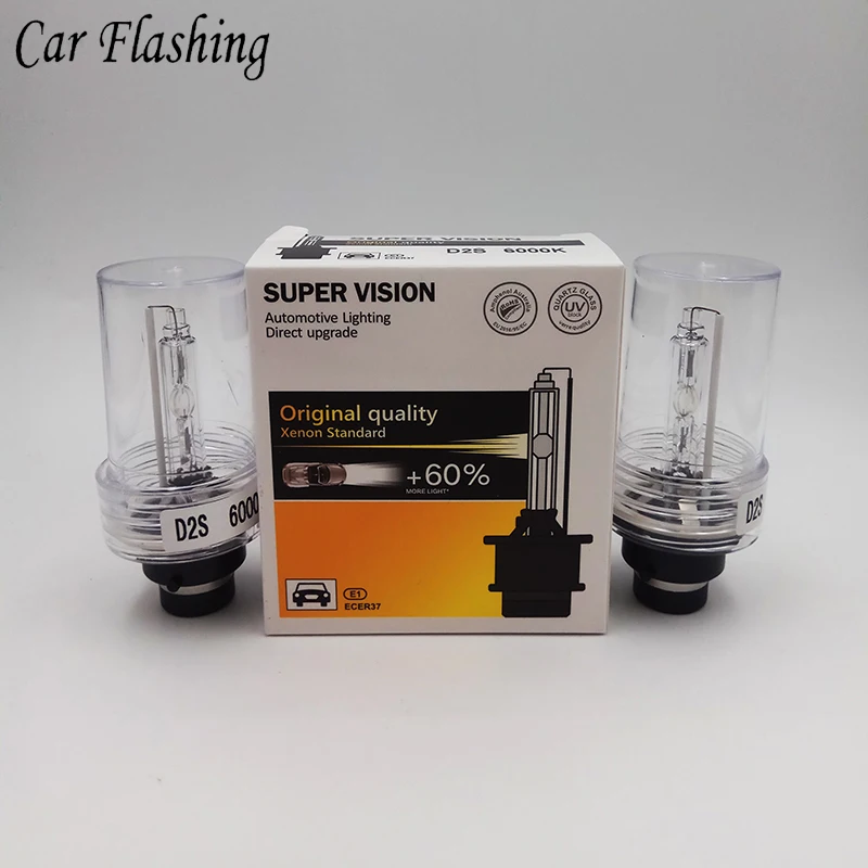 Автомобиль мигает 1 пара ксеноновые лампы D1S D1R D2S D2R D3S D3R D4S D4R HID фары 35 W 4300 K 6000 K 8000 K 10000 K Замена