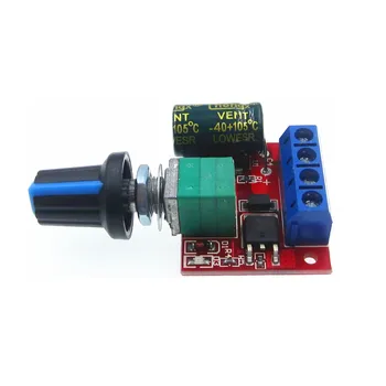 

Mini DC Motor PWM Speed Controller 3V 6V 12V 24V 35VDC 90W 5A DC Motor Speed Control Switch LED Dimmer Automation Kits