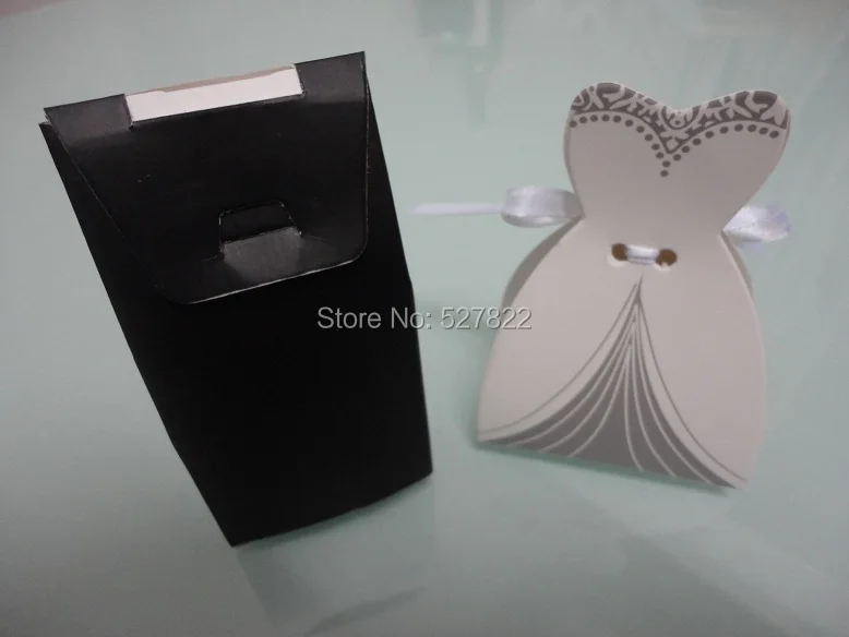 Hot selling New 100pcs Bride and Groom Wedding Favor Boxes gift box candy box free shipping5