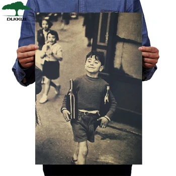 

DLKKLB Complete The Children Who Buy Wine Vintage Poster Classic Art Decorative Wall Stickers Bar Cafe Home Decoration Painting