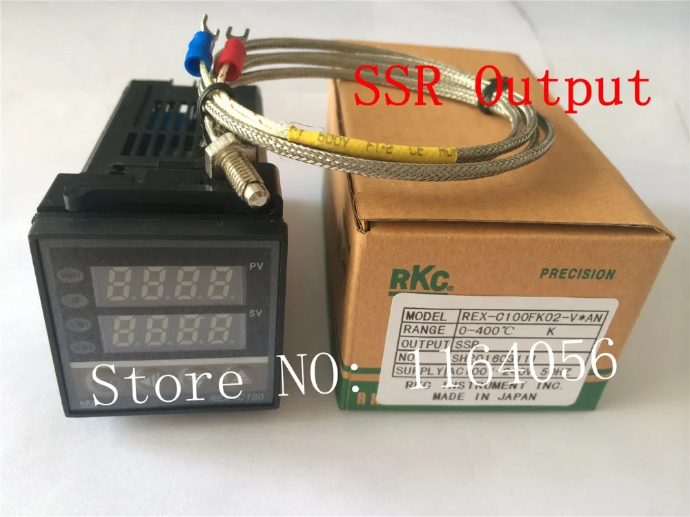 SSR output PID Digital Temperature Controller REX-C100 with K thermocouple