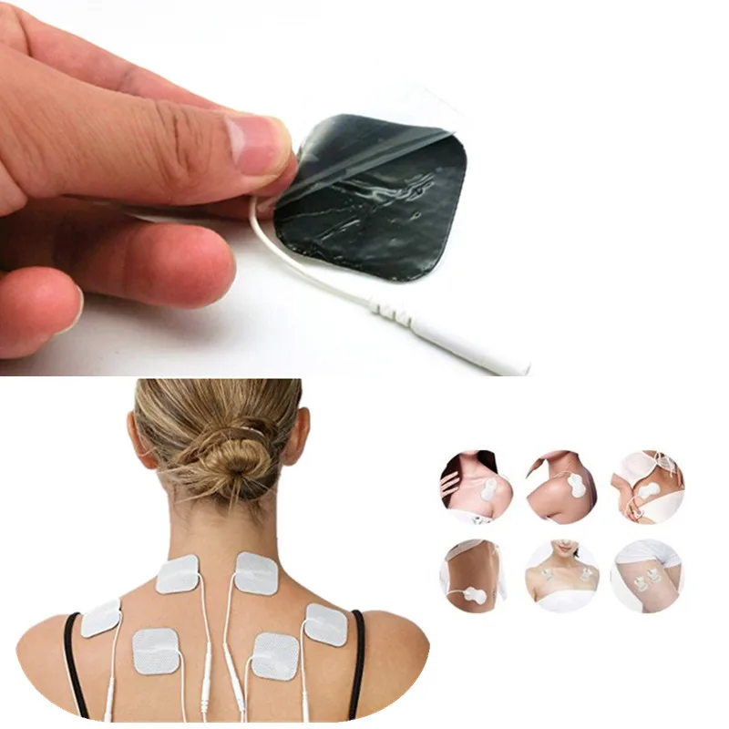 20pcs/lot self adhesive reusable Tens Electrode Pad Gel Electrodes
