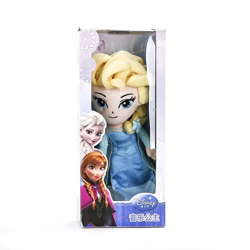 Disney 35 см куклы замороженная Романтика принцесса кукла игрушка девочка Кукла Плюшевая электрическая игрушечная кукла подарок плюшевая игрушка для детей