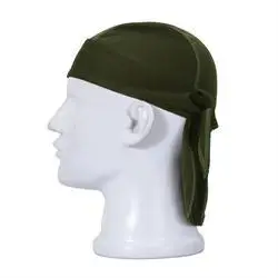 Наружный спортивный головной платок Skullies Beanies проветриваемая Пиратская шапка Babushka Coif повязка на голову капюшон платок бандана в виде пиратской шляпы 1 шт - Цвет: ArmyGreen