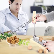 Высококачественный механический зачищенный зажим из орехового дерева | домашнее щипцовое устройство грецкого ореха | орехокол для грецких орехов