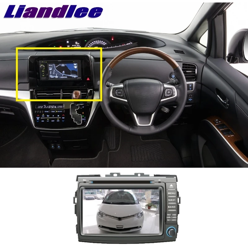 Для Toyota Previa Estima Tarago LiisLee автомобильный мультимедиа, ТВ DVD gps аудио стерео Hi-Fi радио стиль навигация NAV