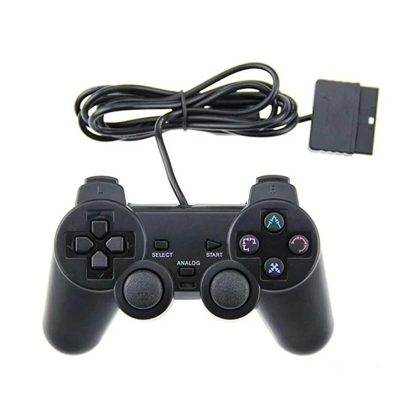 Проводные контроллеры геймпады для sony PS2 playstation 2 Dual Shock консоль для видеоигр джойстик геймпады длинный кабель джойстик