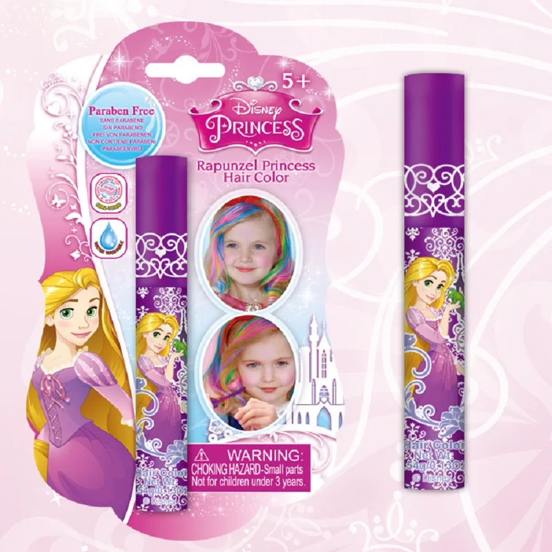 Дисней Принцесса осветляющие волосы цветные ручки детский макияж девочка Косметика дом игрушки подарок на день рождения игрушки игры для девочек