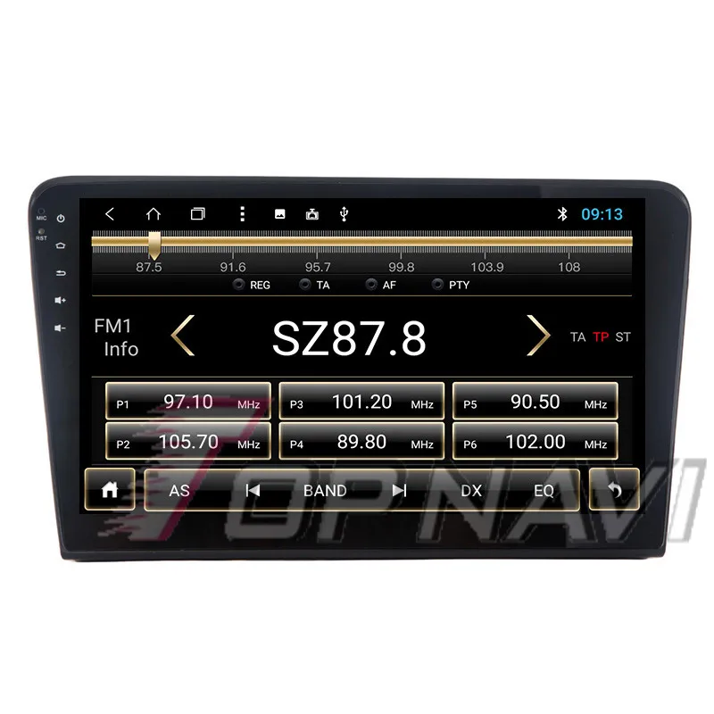 Автомобильный мультимедиа для VW Bora 2013 10,1 ''Android 8,1 Topnavi кассетный плеер SWC AV-IN CAM-IN Octa Core gps навигация