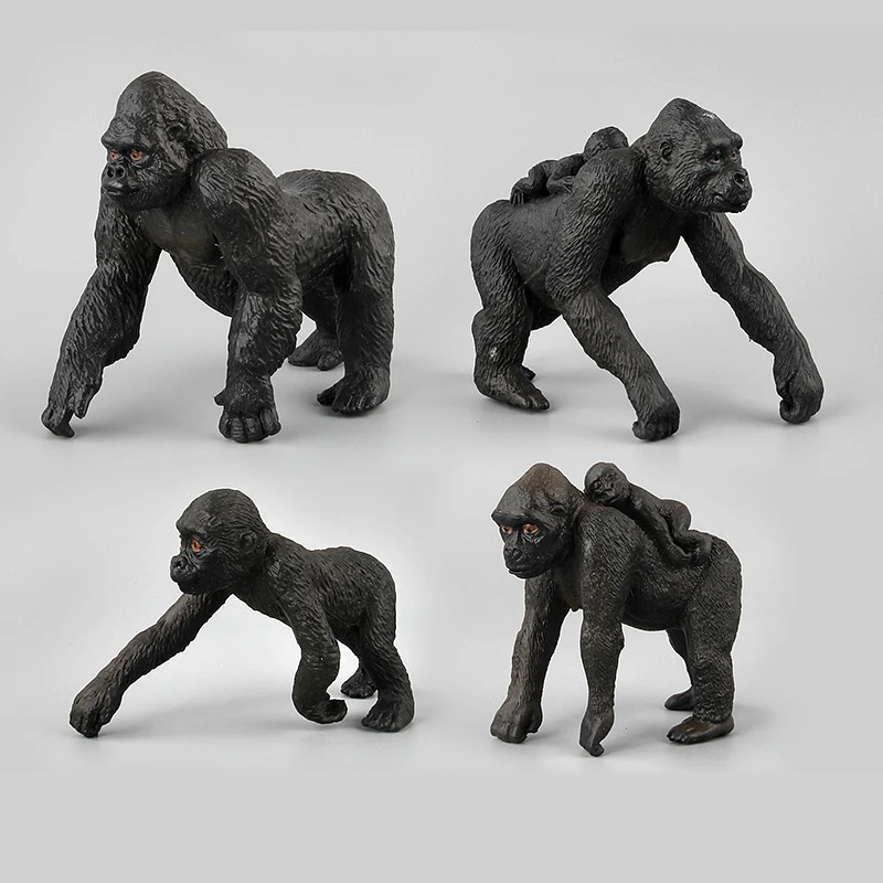 Мини фигурки героев модели животных пластиковые игрушки подарок для детей Gorilla