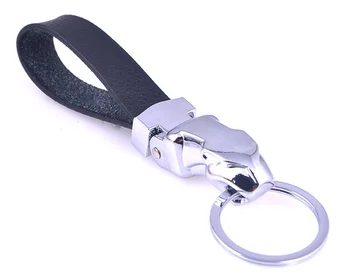 

by DHL/Fedex 200pcs Metal Leopard Head Leather Key Chains Rings Holder For Car Keyrings KeyChains For Man Women hot sale