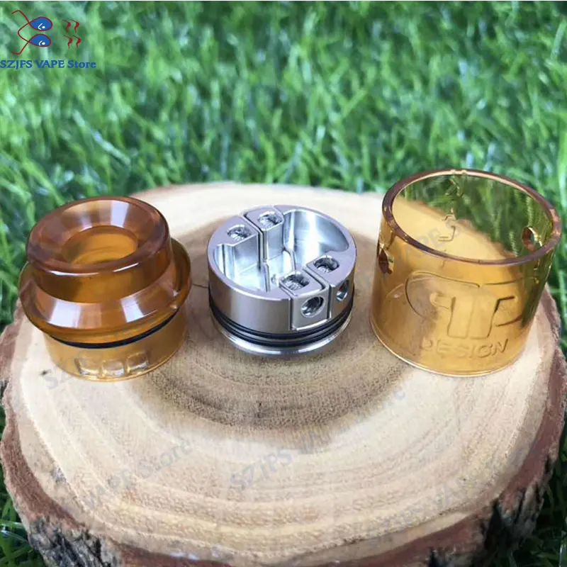 QP KALI RDA Fatality распылитель Капельного масла DIY 25 мм 316 нержавеющая сталь и PC pei vape