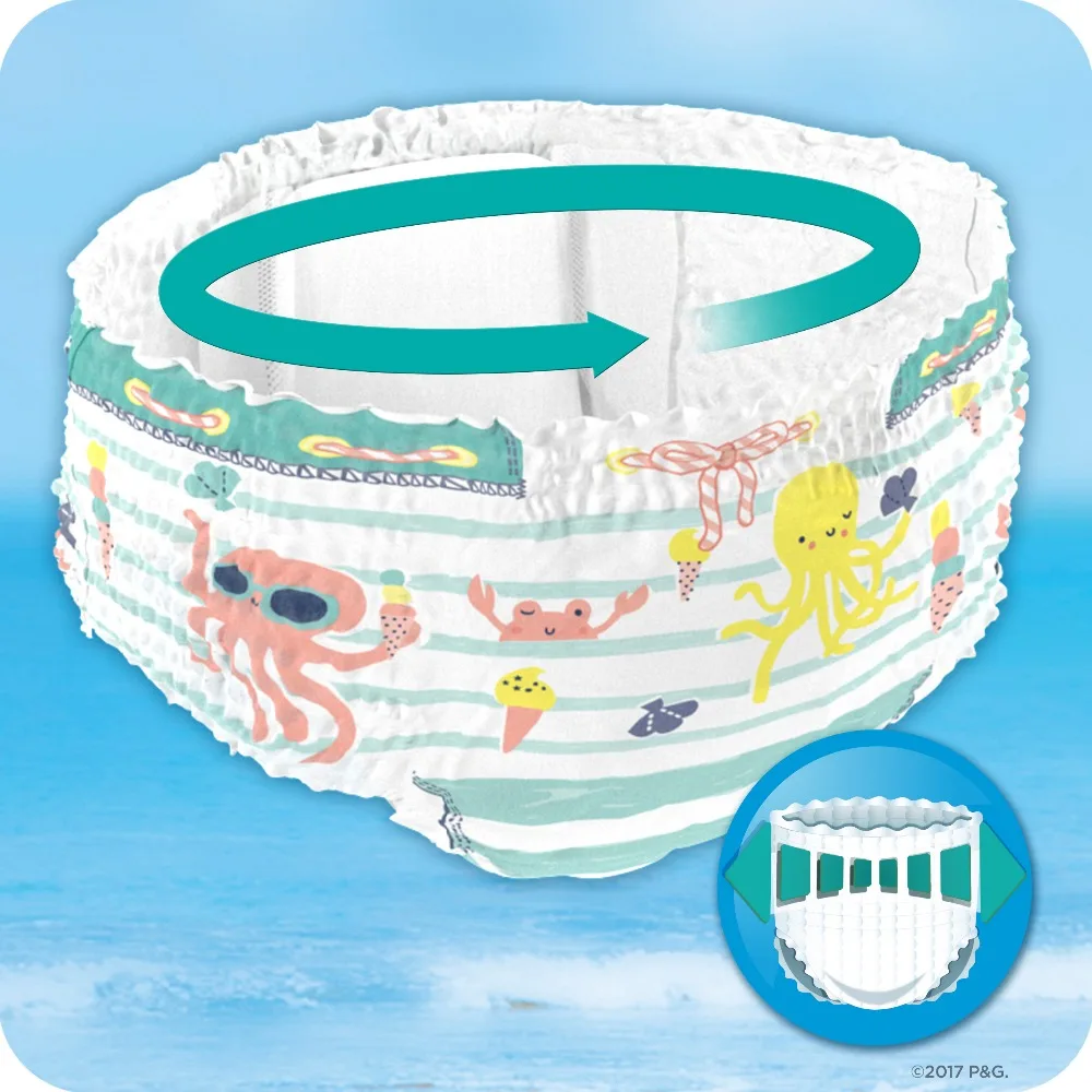 Трусики для плавания Pampers Splashers размер 3 4 12 шт.|Одноразовые подгузники| |