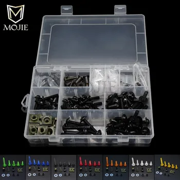 

Fairing bolts For HONDA Blackbird CBR1100XX CBR1100 CBR 1100 1100XX 1997-2007 Body Fairing Bolt Screw Fastener-Fixation Kit H37