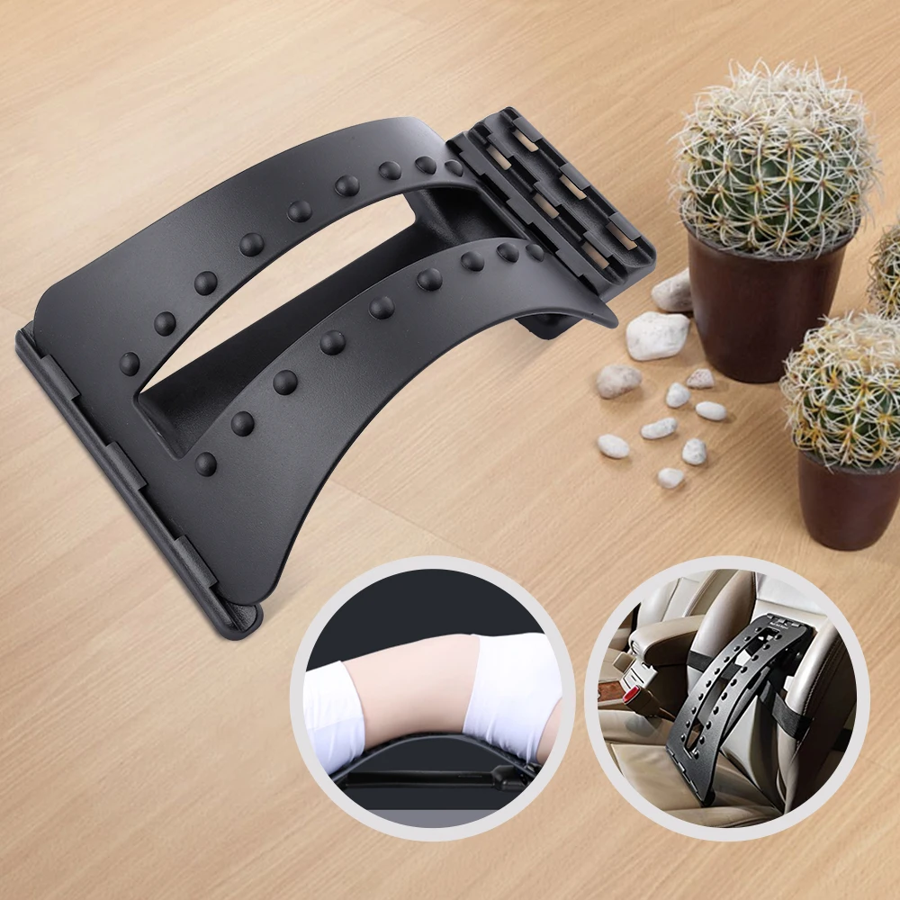 Back Magic Stretcher Fitness Equipment Stretch Stretcher Lumbar Support Spine Pain Relief Chiropractic Tool